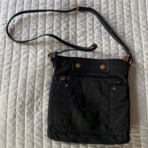 Marc Jacob’s navy nylon side bag